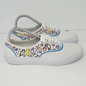 Vans White Multicolor Patterned Sneakers
